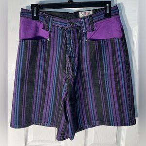 Vintage VTG STEFANO International Multicolor Mom Jeans Style Shorts High Rise 16